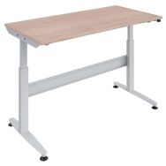 Table Regulog Mh24 L2000 P750 réglable électriquement coloris Gris clair