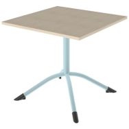Table Sara carrée 80 x 80 cm fixe stratifié - Mobidecor