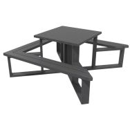 Table Station PMR plastique recyclé Espace Urbain
