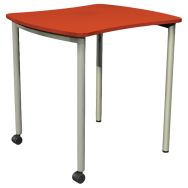 Table T6 à roulettes Daisy connect A pied gris Vanerum