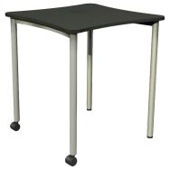 Table T6 à roulettes Daisy connect D pied gris Vanerum