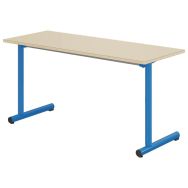 Table Tage fixe 130 x 50 cm stratifié chants alaisés - Mobidecor