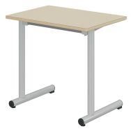 Table Tage fixe 70 x 50 cm stratifié chants alaisés - Mobidecor