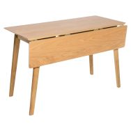 Table Tori 120 x 75 cm 1 abatant chêne