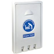 Table à langer vertical HDPE blanc