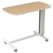 Table à manger au lit piètement H fixe stratifié