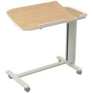 Table à manger au lit piètement H mixte stratifié