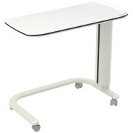 Table à manger au lit piètement en U fixe compact blanc-AHF