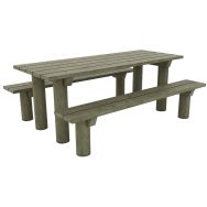 Table bancs Holavre 2 m - pin traité