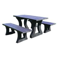 Table bancs plastique recyclé accès facile