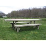 Table bancs rustique