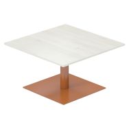 Table basse Lila piètement central embase carrée - MBA