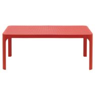 Table basse Net polypropylène rouge