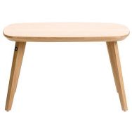 Table basse Pamp 50 x 40 x 70 cm pied Hêtre massif