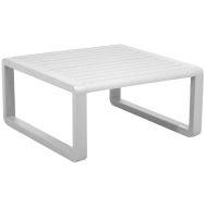 Table basse Tonio 80 x 80 cm - blanc