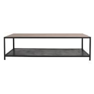 Table basse double plateau