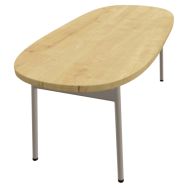 Table basse rectangulaire angles arrondis Mollen
