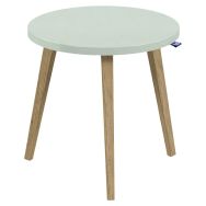 Table basse ronde Upcy Ø 45 cm décor uni - Tizu