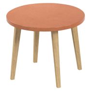 Table basse ronde Upcy Ø 45 cm terracotta