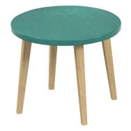 Table basse ronde Upcy Ø 45 cm vert sauvage