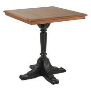 Table bistrot Montmartre acacia massif et placage acacia