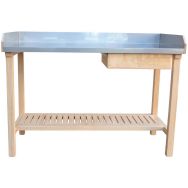 Table bois de jardinier Etablis Francois