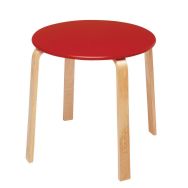 Table de cuisine Ø/H : 60 x 52 cm rouge