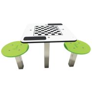 Table de jeu échecs inclusive - fixation platines