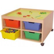 Table de jeux et de rangement
