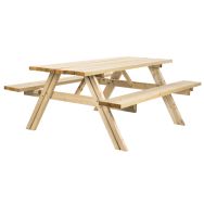 Table de pique-nique légère 74kg - Manutan