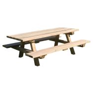 Table de pique nique 2 m pin