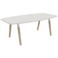 Table de réunion Dialogue forme tonneau Buronomic