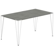 Table de réunion Lori 140 x 80cm MBA