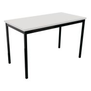 Table de réunion Treff 120 x 60 Blanc/ Noir