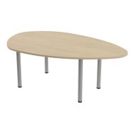 Table de réunion Tubo galet