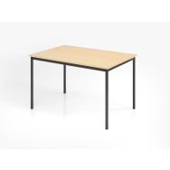 Table de réunion à pieds carrés - 120x80 cm - Hammerbacher