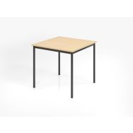 Table de réunion à pieds carrés - 80x80 cm - Hammerbacher
