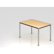 Table de réunion à pieds ronds - 120x80 cm - Hammerbacher