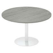 Table de réunion hauteur 72 cm ronde Lila 1 pied embase ronde - MBA