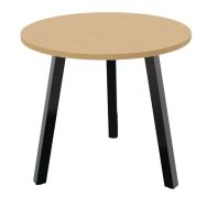 Table de réunion ronde 3 pieds Ø 80 cm Partage
