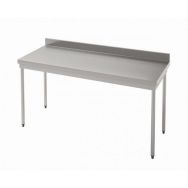 Table de travail adossée inox - Hupfer