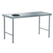 Table de tri avec départ en angle à droite