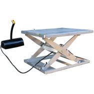 Table élévatrice électrique inox 600 kg plateau en U