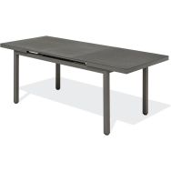 Table en aluminium avec rallonge automatique-Anthracite