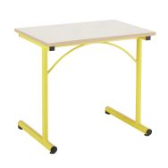 Table fixe Atlas II avec chants alaisés - Manutan Expert