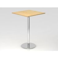 Table haute de réunion carrée - 80x80 cm - Hammerbacher