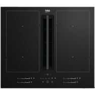 Table induction aspirante HIXI64701UP - Raccordement 7400 W - Beko