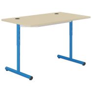 Table info Hubbe prof 70 cm réglable T3 à T6 méla polypro - Mobidecor