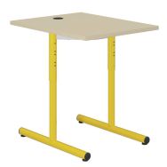 Table info Hubbe prof 80 cm réglable T3 à T6 méla polypro - Mobidecor