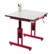 Table maternelle ergonomique Mona rouge 3000